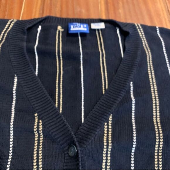 Women’s Golf Argyle Striped Cardigan Sweater EP Pro Small - Picture 4 of 8